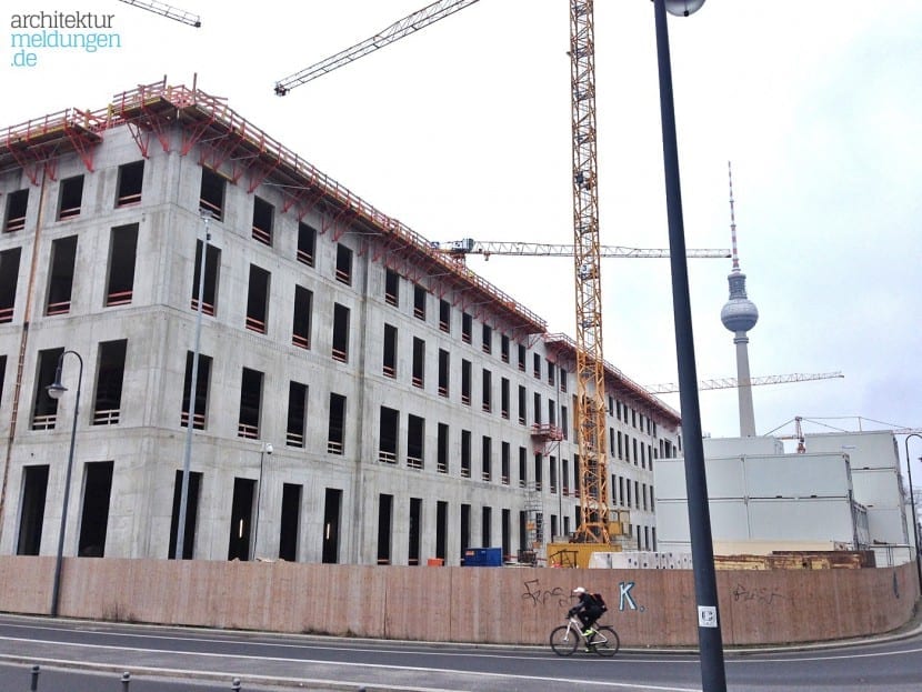Baustelle Stadtschloss Berlin (Januar 2015), Foto: Eric Sturm
