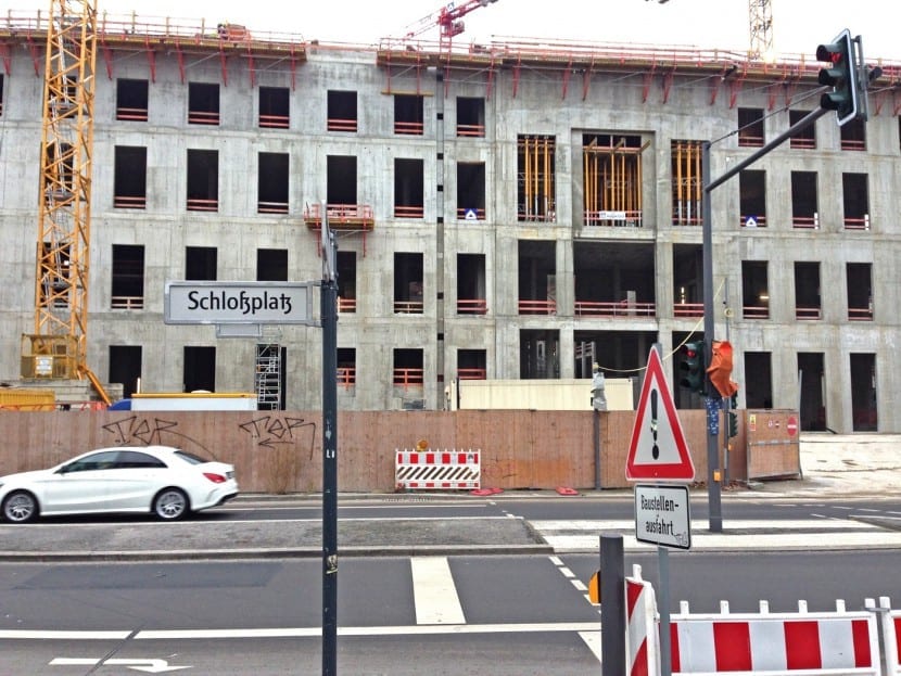 Baustelle Stadtschloss Berlin (Januar 2015), Foto: Eric Sturm