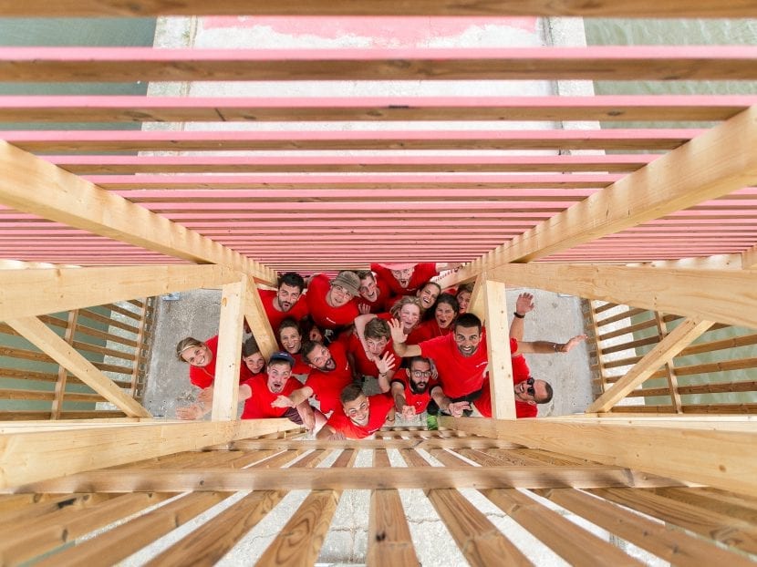 Die Teilnehmer der European Architecture Student Assembly haben das Projekt realisiert (Foto: Alexandra Kononchenko)