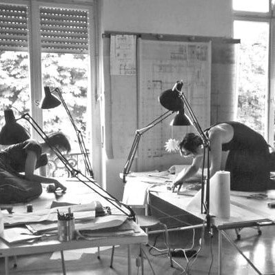 Architektinnen im Mannheimer Architekturbüro von Ingeborg Kuhler (Foto: Büro Ingeborg Kuhler)