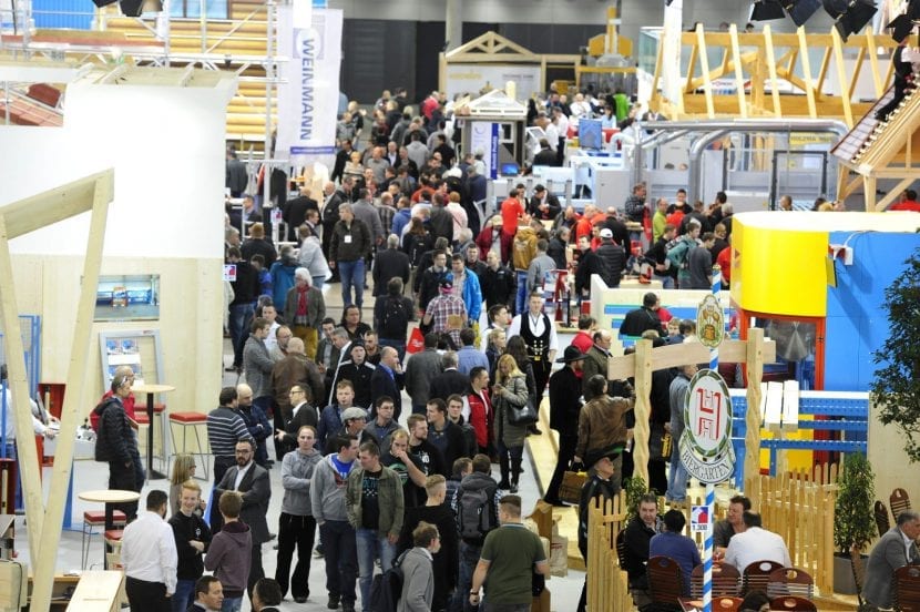 Impression von der Fachmesse DACH+HOLZ in Köln (Foto: GHM)