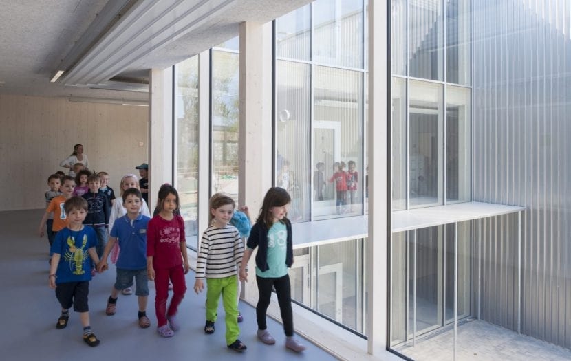 Erweiterung der Europäischen Schule in Frankfurt am Main, NKBAK Architekten (Foto: Thomas Mayer)