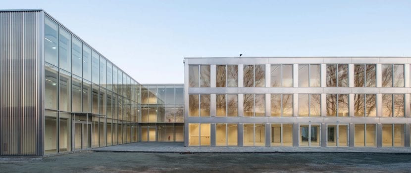 Erweiterung der Europäischen Schule in Frankfurt am Main, NKBAK Architekten (Foto: Thomas Mayer)