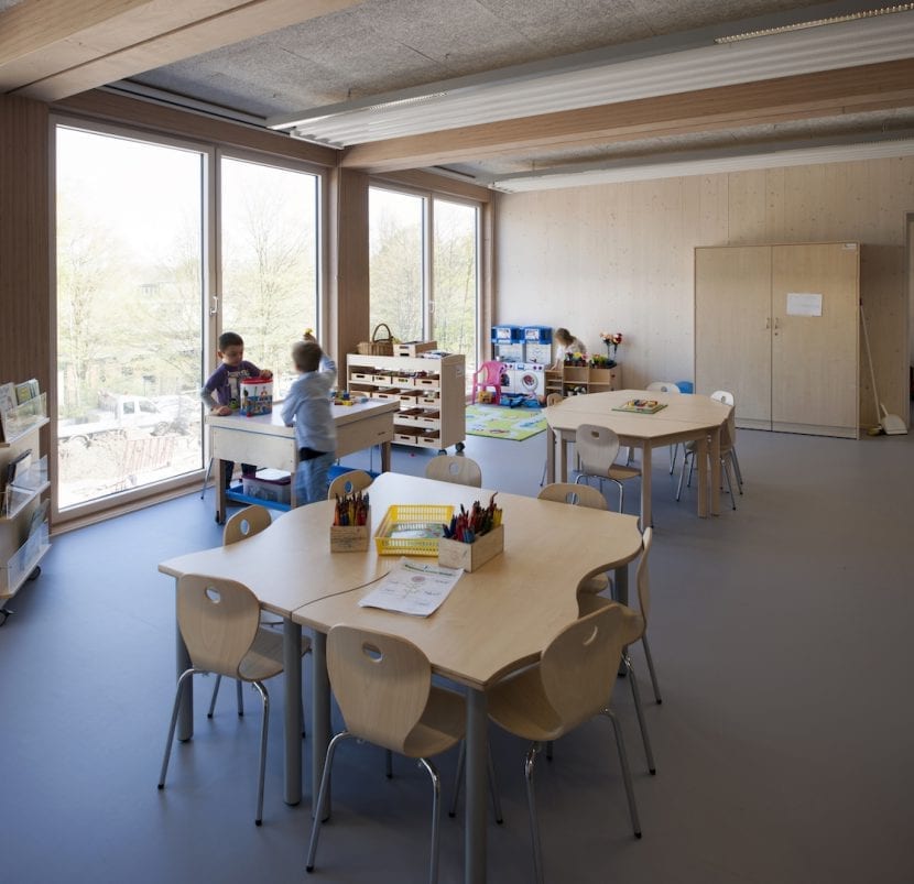 Erweiterung der Europäischen Schule in Frankfurt am Main, NKBAK Architekten (Foto: Thomas Mayer)