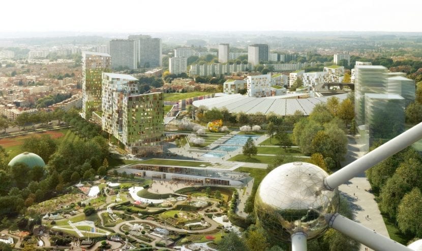Stadtentwicklungsprojekt Europea-Neo in Brüssel (Rendering: Jean-Paul Viguier et Associés & Golem Images)