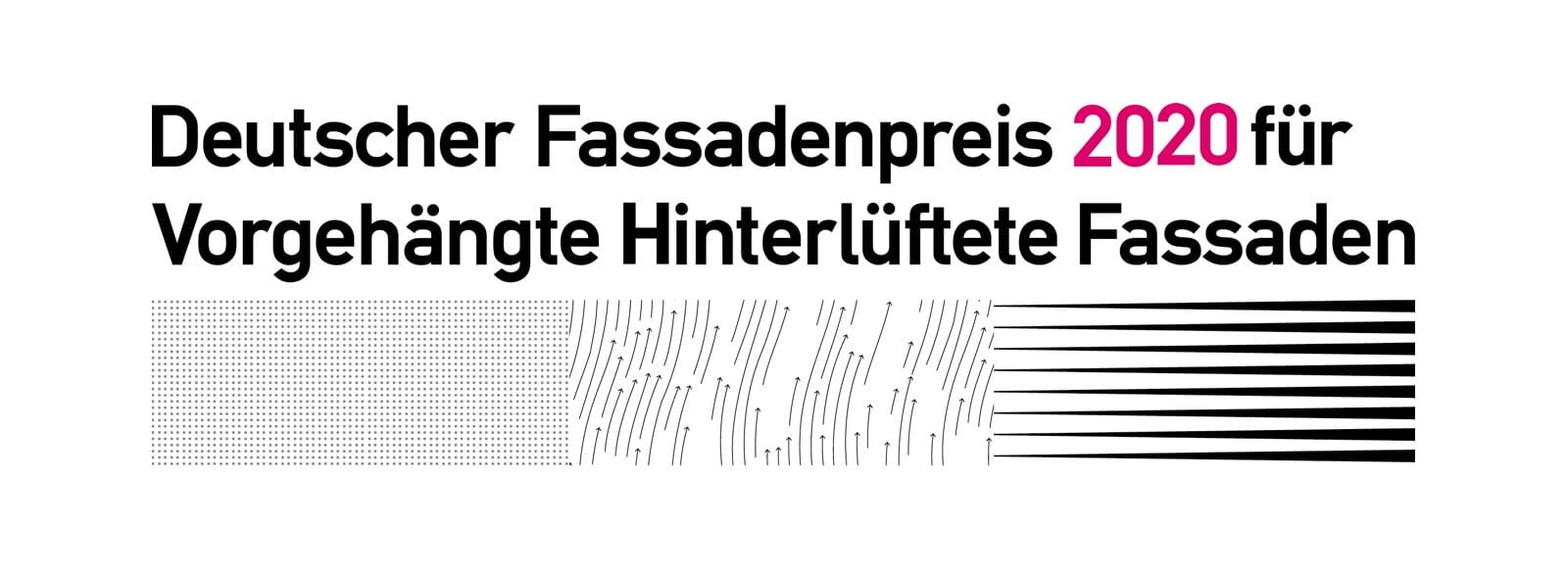Deutscher Fassadenpreis 2020 für Vorgehängte Hinterlüftete Fassaden (VHF) ausgelobt (Grafik: FVHF)