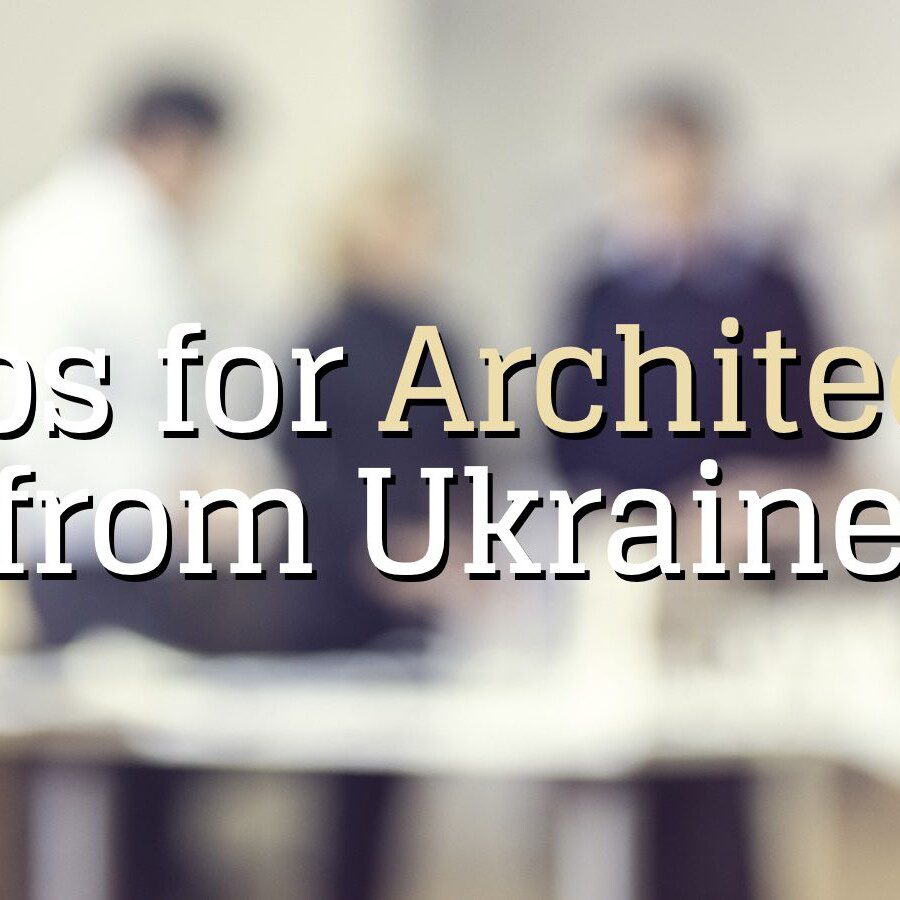 Jobs for Architects from Ukraine in Germany (Foto: iStock/vm, Collage: architekturmeldungen.de)