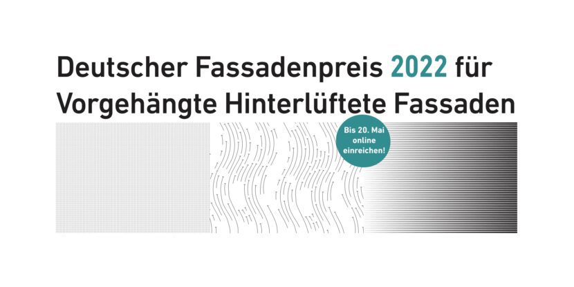 Der Deutsche Fassadenpreis 2022 für Vorgehängte Hinterlüftete Fassaden (VHF) prämiert außergewöhnliche Architekturfassaden (Grafik: FVHF)