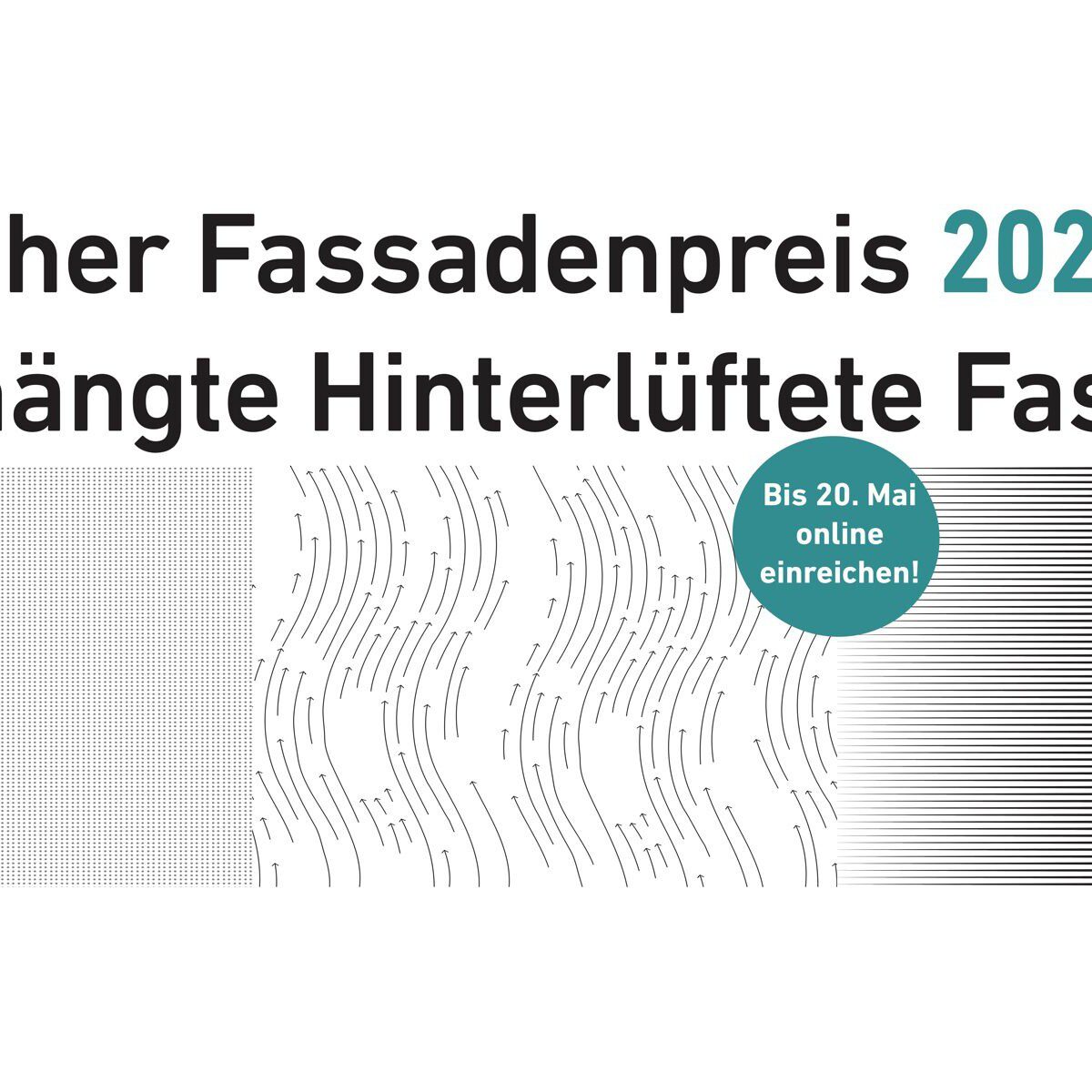 Der Deutsche Fassadenpreis 2022 für Vorgehängte Hinterlüftete Fassaden (VHF) prämiert außergewöhnliche Architekturfassaden (Grafik: FVHF)