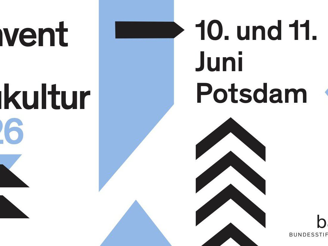 Die öffentliche Zusammenkunft des Konvents bildet das zentrale Forum der Meinungsbildung der Bundesstiftung Baukultur (Grafik: Veranstalterin)