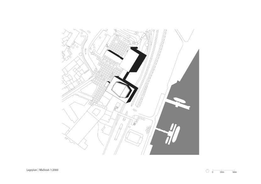 Orchestersaal, Lageplan (Abbildung © gmp Architects)